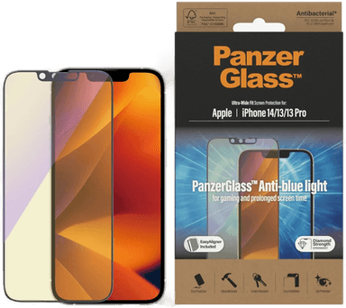 Panzerglass iPhone 14/13/13 Pro Anti Blue Light Skjermbeskytter