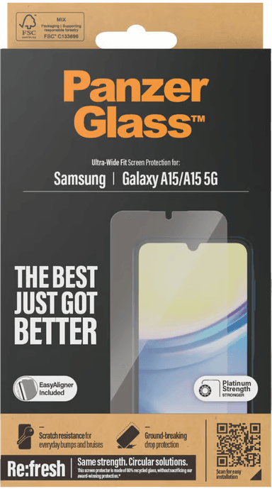 Panzerglass Ultra-wide Fit Samsung Galaxy A15 5G