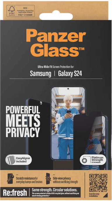 Panzerglass Privacy Ultra Wide Fit Samsung Galaxy S24