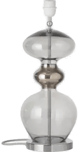 Ebb & Flow Futura lampefot Smokey grey