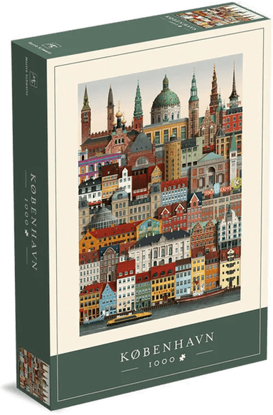 Puslespill 1000 København Martin Schwartz