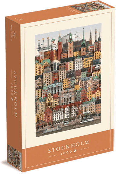 Puslespill 1000 Stockholm Martin Schwartz