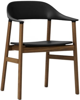 Normann Copenhagen Herit Armchair Smoked Oak Black