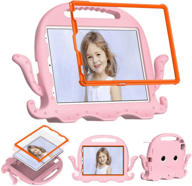 Incover Barnedeksel iPad Air 11" - Blekksprut - Baby Pink
