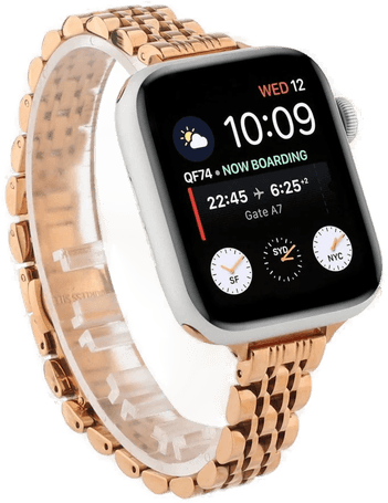 Incover Klokkerem i Rustfritt Stål - Rosagull