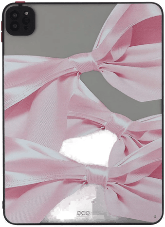 Incover iPad Pro 11" Deksel Matt Gjennomsiktig/Rosa Sløyfe