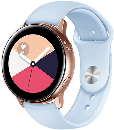 Incover Silikonrem Lyseblå 41mm/18mm