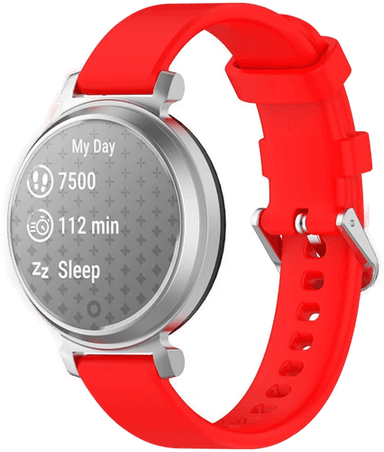 Eiderwood Garmin Lily 2 Silikonrem Rød