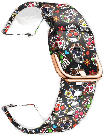 Eiderwood Smartklokke Silikonrem Hodeskaller