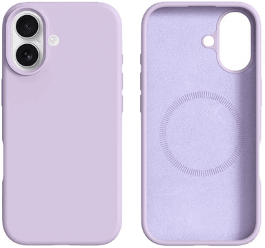 Incover iPhone 17 Silikon- og Hard Plast Deksel – Lys Lilla