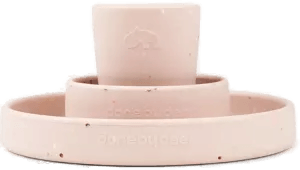 Done By Deer Confetti barneservise 3 deler Powder