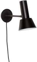 Hübsch vegglampe H20 cm svart