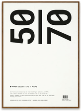 Paper Collective ramme plexiglass 50 x 70 cm