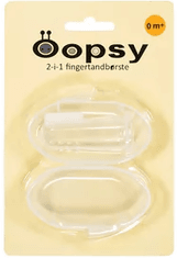 Oopsy 2i1 Fingertannbørste