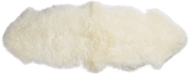 Warm & Comfy Saueskinn 160 cm ivory