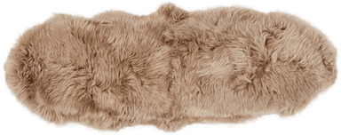 Warm & Comfy Saueskinn 160 cm taupe