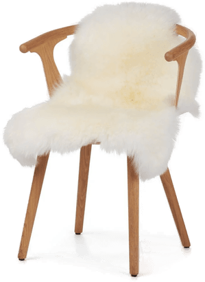 Warm & Comfy Saueskinn 100 cm ivory