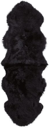 Warm & Comfy Saueskinn 160 cm Svart