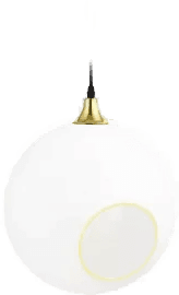 Design By Us Ballroom XL hengelampe, hvit, Ø 32 cm