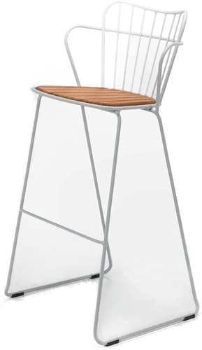 Houe Paon barkrakk hvit/taupe