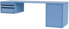 Montana Workshop skrivebord azure 154