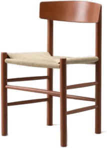 Fredericia Furniture Mogensen J39 Stol - Beech, Herritage Red