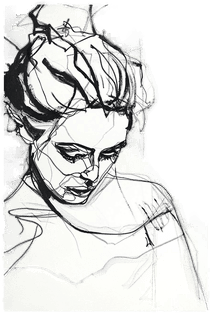 Malerifabrikken Poster Silhouette 1 Hvit