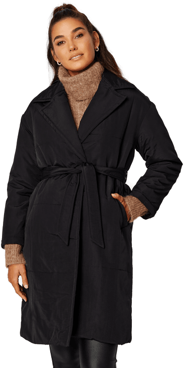 Only Selena Belt Puffer Coat