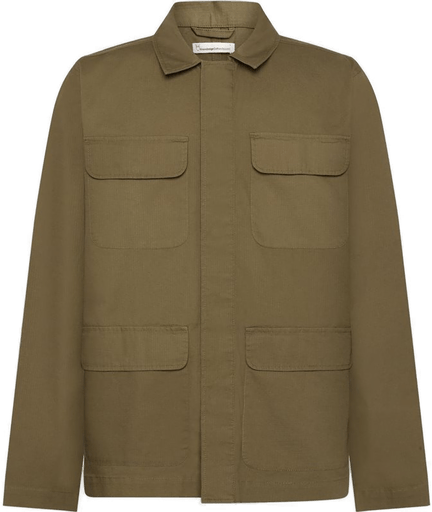 Knowledgecotton Apparel Ribstop Overshirt