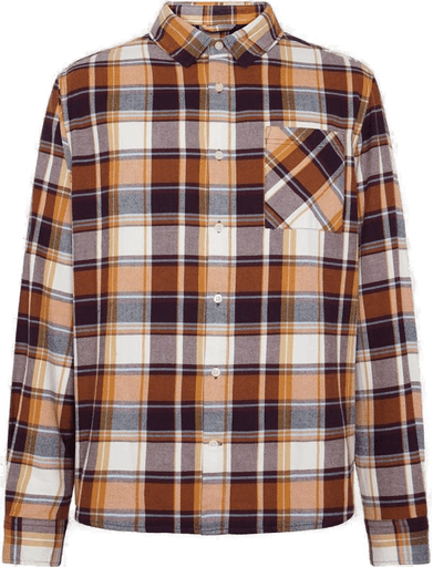 Knowledgecotton Apparel Økologisk Flanellskjorte Rød Rutete