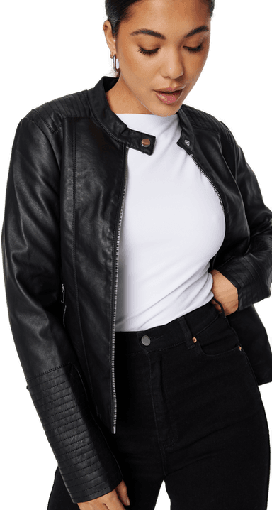 Vila Blue Coated Jacket