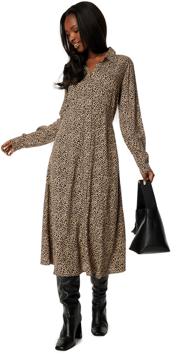 Pieces Nova LS Midi Dress