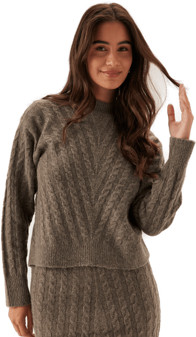 Vila Virelli Highneck L/S CABLE KNIT