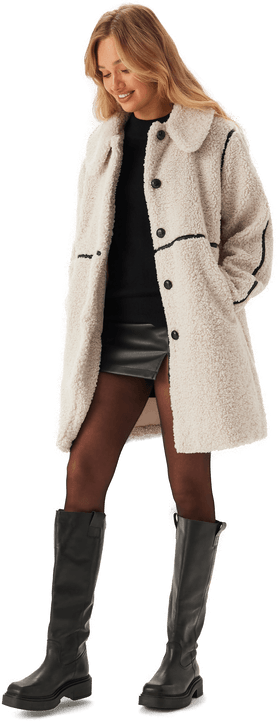 Only Onlrubi Shearling Coat