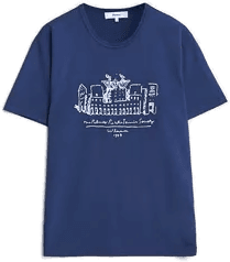 Palmes Public T-Shirt Blue