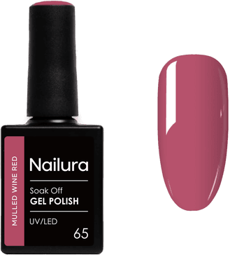Nailura Gel Polish 65 Mulled Wine Red