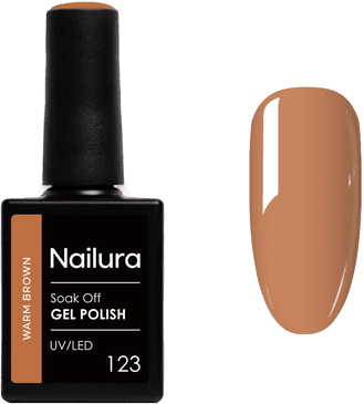 Nailura Gel Polish 123 Warm Brown