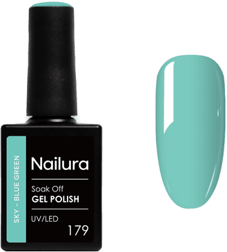 Nailura Gel Polish 179 Sky Blue Green