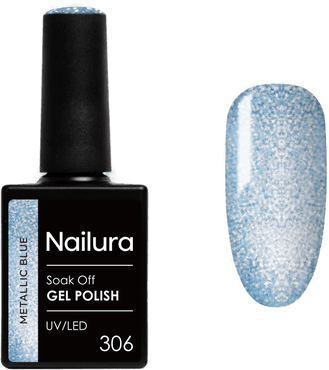 Nailura Gel Polish 306 Metallic Blue