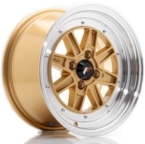 Japan Racing JR31 Gold Machined LIP 7.5x15 4/100 ET20 B73.1