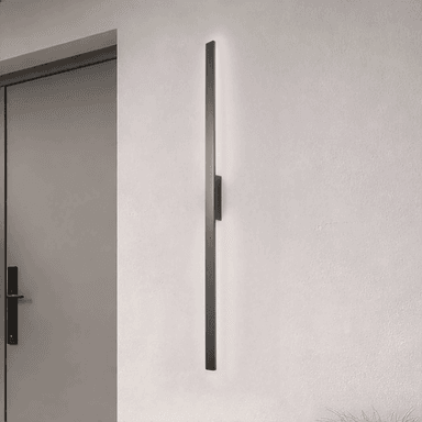 Euluna LED-vegglampe Demi L, svart