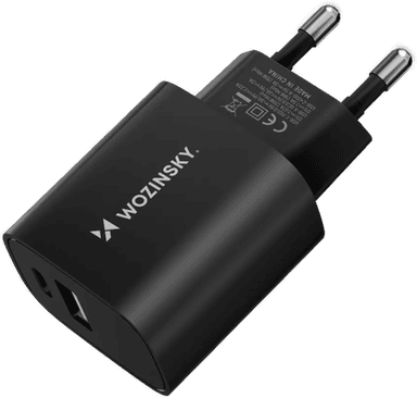 Wozinsky Vegglader USB-A / USB-C 20W