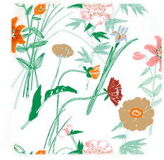 Marimekko Puutarhakutsut serviett 33x33 cm