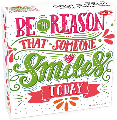 Puslespill 1000 B Someone Smiles Today Tactic