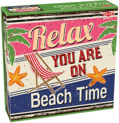 Puslespill 1000 B Relax Beachtime Tactic