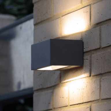 Lutec Utevegglampe Gemini 16 cm 3 000 K