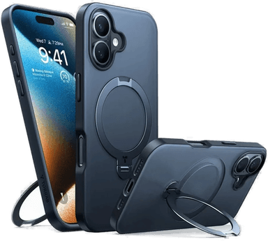 Torras iPhone 16 Deksel med Ståfunksjon