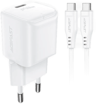 Acefast Mini USB-C vegglader 30W