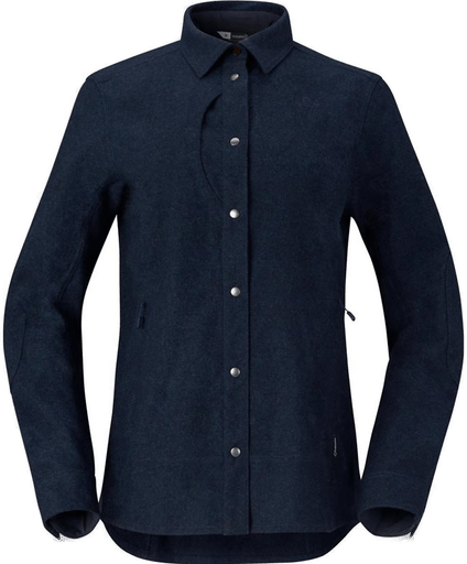 Norrøna Tamok Wool Shirt W'S Indigo Night Melange