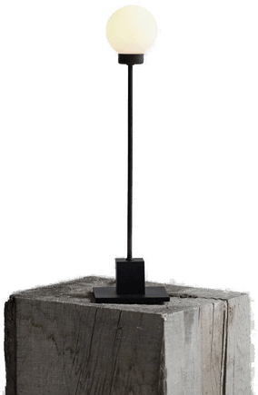 Northern Snowball bordlampe, svart